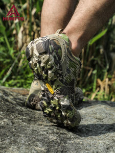 HUMTTO | Breathable Anti-Slip Shock Absorption Camouflage Outdoor Shoes