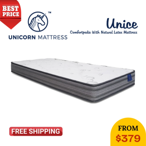 Unicorn Unice 7 Inch Comfortpedic Spring Natural Latex Mattress