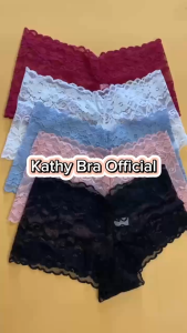 Q42 Quần Lót Ren Đùi Nữ KATHY BRA Chất ren có Dãn Nhiều Màu