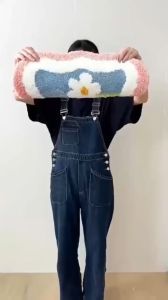 MLADEN 40x60cm Bathroom Floor Mat Bedroom Toilet Carpet  Rugs Soft Anti Slip Foot Mats Lembut Home Decoration