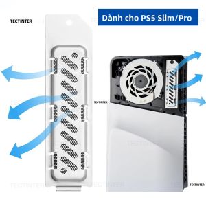 PS5 Slim/Pro Console SSD Tản Nhiệt Bụi Nhôm Nhiệt Dành Cho M.2 SSD Khe Cắm Mở Rộng Thoáng Khí Tản Nhiệt Phụ Kiện