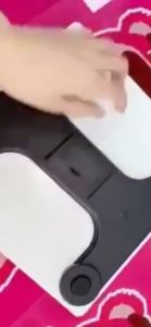 Cân điện tử sức khoẻ hình gấu hồng cute - Cân gấu dâu theo dõi cân nặng gia đình độ chính xác cao