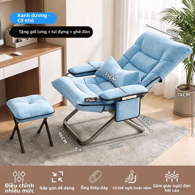 FENGZHAOHUANG | Ghế Sofa Lười Gấp Gọn Có Tựa Lưng Dùng Cho Văn Phòng Gia Đình