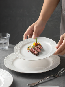 Yomerto | Elegant Home Use Western Style Dinner Plate Ceramic