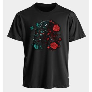 Sci-fi Star Wars Printed Cotton Short Sleeve American Street Mens and Womens Summer Sports Loose Daily Crew Neck T-Shirt