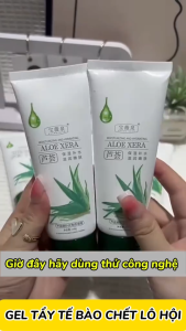 Combo 3 Tẩy Da Chết Da Mặt Lô Hội Tặng SRM Làm Trắng Da Ngừa Mụn Trẻ Hóa Kiểm Soát Dầu Dưỡng Ẩm Lấy Sạch Bụi Bẩn Sạch Sâu Trắng Hồng Ẩm Mượt