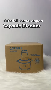 Blender Daging Stainless Steel Kapasitas 2 Liter Blender MPASI Low Watt 250W Meat Grinder Food Chopper 4 Mata Pisau