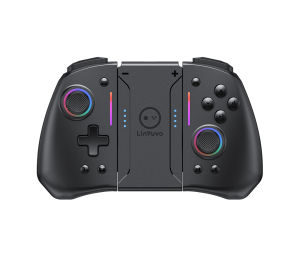 Tay Cầm Không Dây LinYuvo KS42 Dành Cho Nintendo Switch/Lite/OLED Với Đèn Meteor RGB 8 Màu Chức Năng Turbo & Rung