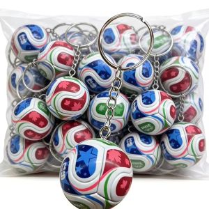 3Pcs Keychains for the 2026 World Cup Football Trophy Soccer Key Chains Backpack Sports Souvenir Carnival Reward Keychains