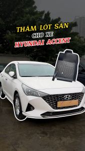 Thảm Lót Sàn Xe HUYNDAI ACCENT  (2019 - 2024+) Nhựa TPE Đúc 3D Không Mùi Không Nấm Mốc Bền Đẹp Chắc Chắn - CARSEN VIET NAM