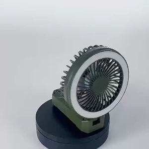 New handheld electric fan foldable flashlight portable USB desktop fan mobile phone stand fan，power bank for phone