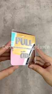 ป้ายผลักดึงหรูหรา ป้ายติดประตู ป้ายผลักป้ายดึง ป้ายอะคริลิค สไตล์โมเดิร์น มินิมอล LuxuryDesignfac