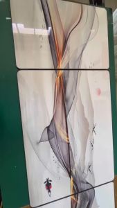 ภาพวาดตกแต่งภูมิทัศน์ 3 คู่ ภาพวาดพื้นหลังโซฟา พร้อมกรอบรูป ภาพวาดแขวน 3 ชิ้นของคนดังทางอินเทอร์เน็ต ติดตั้งง่าย. จัดส่งจากกรุงเทพ