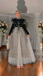 Outer Vest Brokat Olla / Outer Vest Brokat Keondangan / Outer Brokat Hari Raya