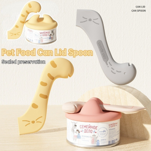 Food Storage Can Lids Feeding Tin Opener Can Covers Universal Size Multifuctional Reusable Cat Dog Keep Fresh Sealing Pet