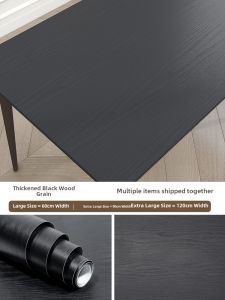 Waterproof Oil-resistant Woodgrain Desktop Sticker Self-adhesive Furniture Refurbishment Tablecloth Tea Table Office Desk PVC Wall Decal