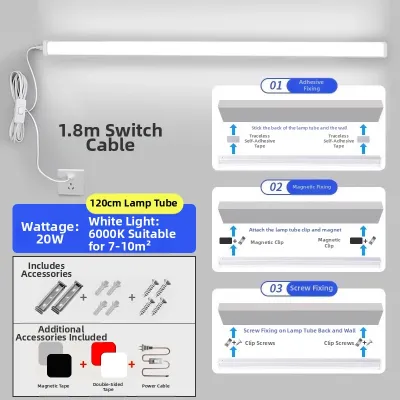 SAINAHEPAN | Non-drilling Bathroom Mirror LED Makeup Lighting Strip
