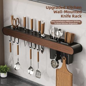 Wall-Mounted Multi-Function Kitchen Utensil Organizer