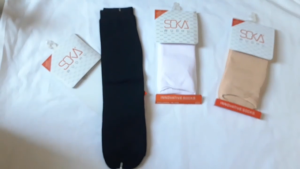 Kaos kaki wudhu soka sholat wanita muslimah kaus kaki panjang sebetis original dan tebal Umroh Haji