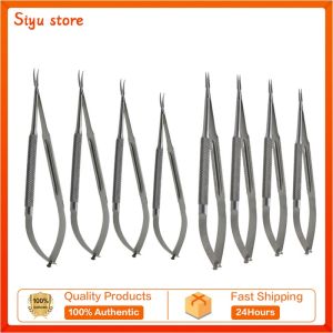 Needle Holding Forceps Stainless Steel Needle Holder Without Lock Ophthalmic Surgery Instrument 12.5cm/14cm/16cm/18cm