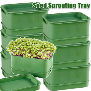 4PCS Seed Sprouts Nursery Tray / Vegetable Soilless Germination Tray / Sprout Planting Container Garden Supplies