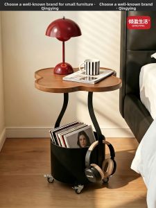QYLIFE | Portable Bedside Storage End Table