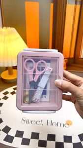 Bộ Kim Chỉ Khâu Mini 12 Cuộn 3 Tầng Màu Sắc Ngẫu Nhiên Hộp Kim Chỉ Hanmade Đầy Đủ Phụ Kiện Sửa Quần Áo Nhanh Chóng TIDO TIDO