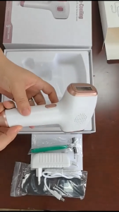 IPL Hair Removal Device with Ice‑Cooling Tech – Auto / Manual Modes 999999 Flashes Nearly Painless Full Body Use (Arms/Legs/Face/Armpits/Bikini/Back)