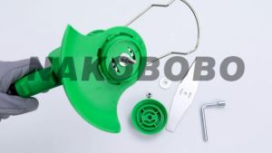 SHURE 168V Portable Lawn Mower Cordless Electric Lawn Mower Rechargeable Lithium Battery Mower Adjustable Weeding Multi-Functional Home Garden Building Tools