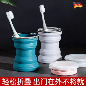 Cốc Đựng Nước Hoa Miệng Du Lịch Bằng Silicon Có Thể Gập Lại Cho Cặp Đôi Cốc Đựng Đồ Cá Nhân Có Thể Đựng Nước Trong Túi Chịu Nhiệt Độ Cao