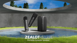 ZEALOT S32M Portable Bluetooth Speaker | Outdoor Wireless Speaker |10W Powerful Sound | Long Battery Life | TWS Stereo Pairing | Karaoke Speaker with Microphone