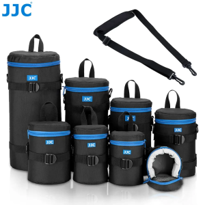 JJC | JJC Thick Camera Lens Case For Nikon Sony Fujifilm Olympus Panasonic DSLR Mirrorless Water Resistant Camera Lens Protective Bag