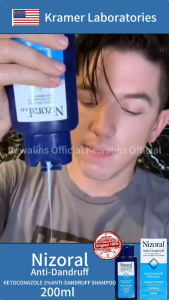 [200ml]Nizoral Anti-Dandruff SHAMPOO KETOCONAZOLE 1% Menghambat jamur dan mengendalikan ketombe