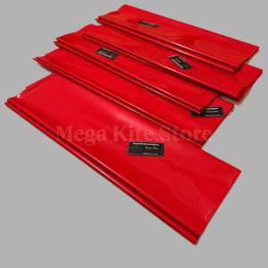 Plastik layangan mega kite warna merah scarlet -+9 meter