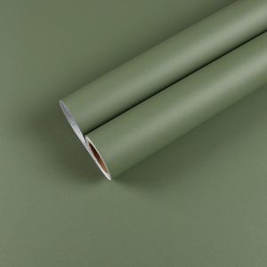 55cm Wide Solid Color Matte Frosted Contact Paper Vinyl Self Adhesive Waterproof Wallpaper for Home Decor Peel and Stick Sticker
