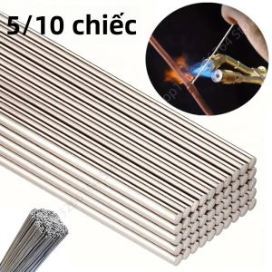 5/10 Chiếc Que Hàn Nhôm 1.6/2.0 Mm Nhiệt Độ Thấp Tan Chảy Hàn Dây Có Lõi Cho Nhôm & Thiếc Dụng Cụ Sửa Chữa Chiều Dài 25 Cm