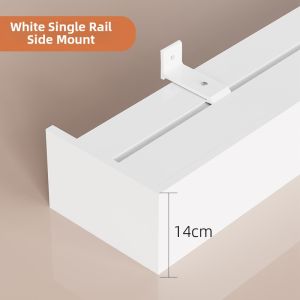 SHELIANKE | Decorative Curtain Box Aluminum Track Gray
