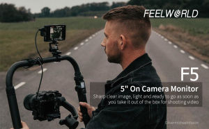 FEELWORLD F5 5 Inch DSLR Camera Field Monitor IPS Full HD 1920X1080 Support 4K HDMI Input Output Tilt Arm Power Output