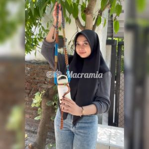 [TERMURAH] Macrame STRAP BOTOL SB8A Handmade BY Yolanda| Premium | Tali  pengait botol | Tali botol Lucu | Pendek dan panjang |COD|
