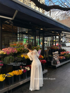 Autumn Long-sleeve Underdress Dress Elegant French Style