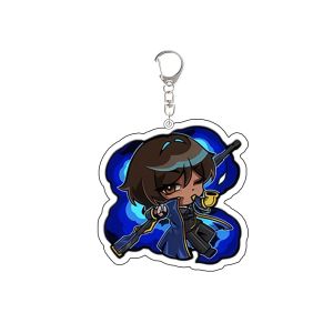 Bandai | For Game Limbus Company YiSang Sinclair HongLu Ryoshu Outis Acrylic KeyChain Cartoon Cute Backpack Accessories Festival Gift