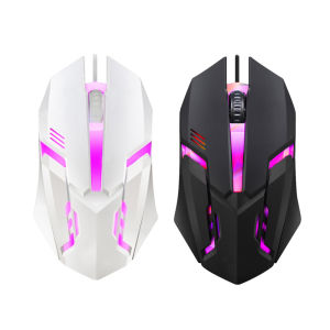 Kebidumei | E-Sports USB Wired Mouse Colorful LED Gaming Mouse 5000 DPI Wired Mice Optical Wired Gamer Mouse For Desktop Laptop PC Computer