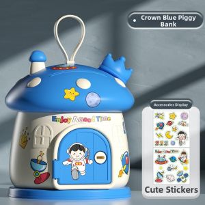 Password Protected Kids Saving Money Box Both Deposit Withdrawal