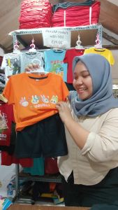 Baju Kaos Setelan Karakter Labubu Anak Perempuan Dan Laki-laki 1 - 10 Tahun - Hypelane Kids - DTF