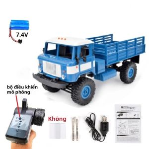 Xe Tải Quân Sự Điều Khiển Từ Xa WPL B24 GAZ-66 Tỷ Lệ 1:16 4 Bánh Dẫn Động Địa Hình Dành Cho Người Lớn Sẵn Sàng Chạy Mô Hình Xe Leo Núi Đồ Chơi Quà Tặng