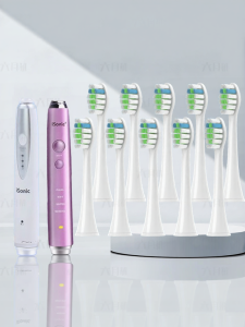 Soft Bristle Electric Toothbrush Head for Adults Deep Cleaning Gum Protection Replacement Head Compatible with Isonic T3/T3S