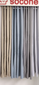 [New arrival Socone 100% Blackout Short Curtains 7FT/5FT with eyelets at the top heat-insulating and sun-protective suitable for bedrooms and living rooms single panel.1PC