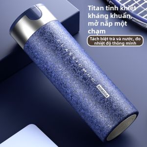 Bemega | Cốc Giữ Nhiệt Tách Trà Dung Tích Lớn Cho Nam Titanium Nguyên Chất
