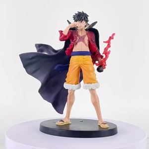 Bandai | 17cm Anime One Piece Luffy Figure Gear 5 Sun God Nika Figurine Statue Model PVC Collection Desktop Action Figure Toy Kid Gifts