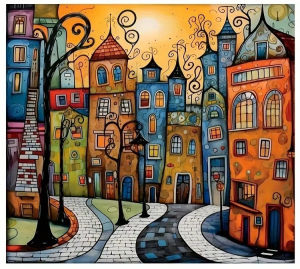 [Puzzle Pieces] A Box of 1000 Puzzle Pieces Measuring 50*70cm / 19.7*27.6 Inches Suitable for Adults. This Large Puzzle Makes